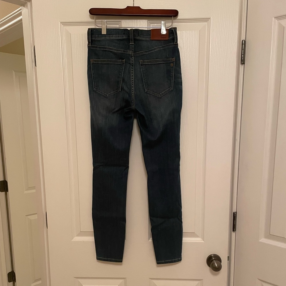 MADEWELL High Riser Skinny Jean in Atlantic - Picture 9 of 11